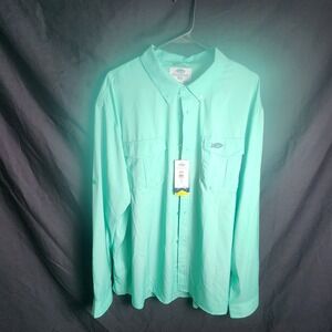 American Fishing And Tackle Co Shirt Size 2X Brand New Color Turquoise‎